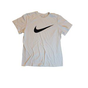 Nike CrewneckShirt Mens Short Sleeve XL Black Swoosh Lightweight Cotton